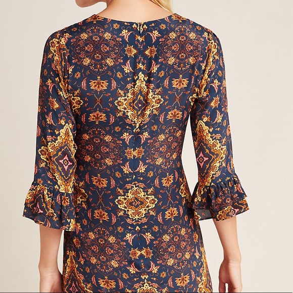 ANTHROPOLOGIE Kachel Tiburon Ruffled Maxi Dress - Picture 10 of 16